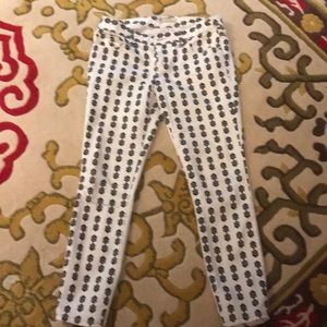 Free people white print jeans